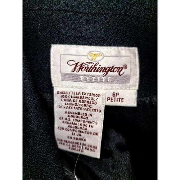 Worthington 100% Lambswool Blazer - Size 6P - Picture 8 of 9